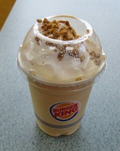 Two fine examples of the 'Old Fashioned' shake. Notice the fancy lid.